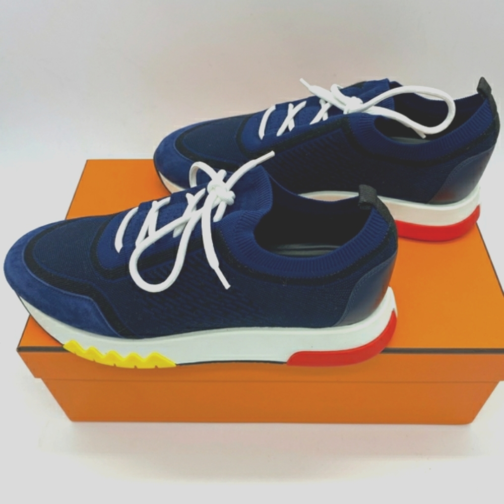 Authentic Hermes Crew Sneakers Size 7 US Men Brand New